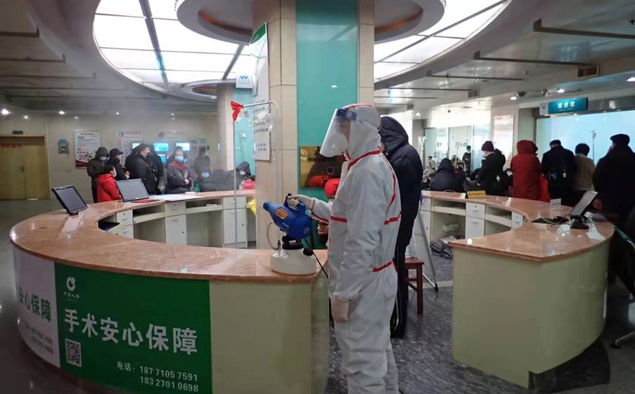 記馨立(li)方援助(zhu)武(wu)漢(han)第(di)五(wu)醫院(yuan)消(xiao)毒(du)殺菌(jun)服(fu)務(wu)